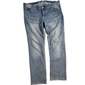 Wrangler Jeans Women's 17x32(31) Blue Straight Leg Mid-Rise Rodeo Country‎